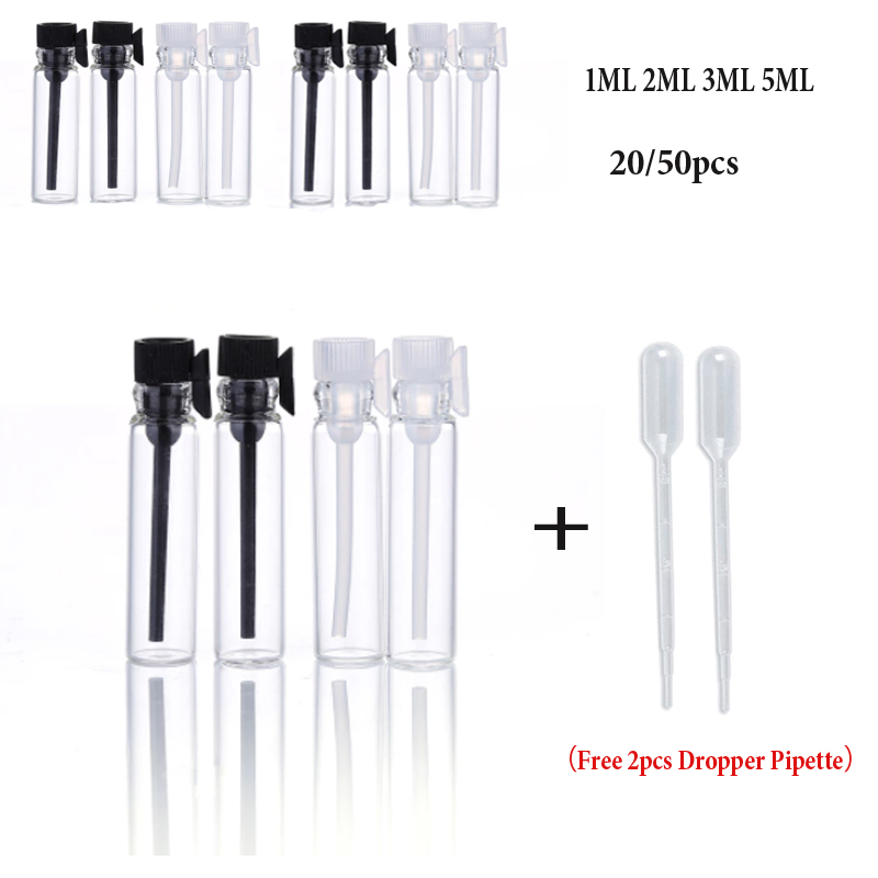 20/50 Uds 1/2/3ml vidrio trans - Perfume Fragrance Lab reseña y precio