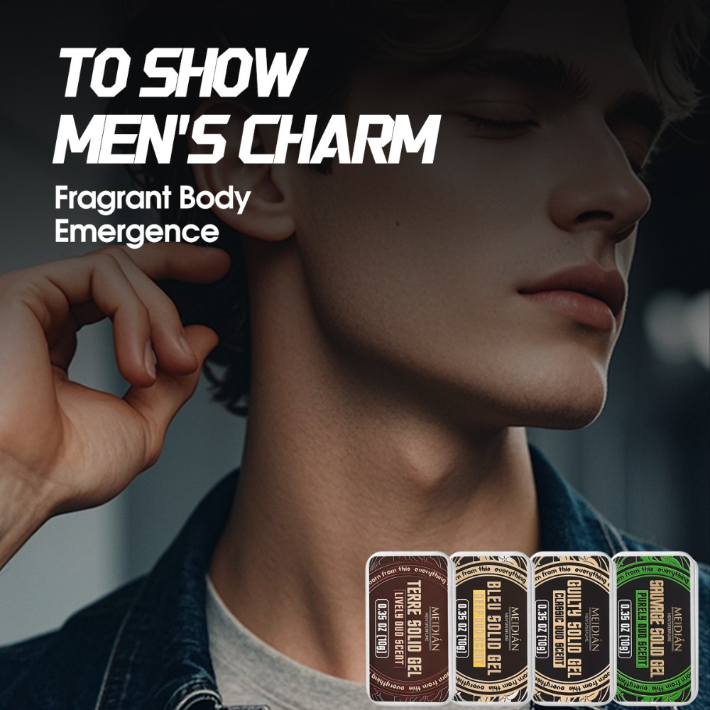 4 unids/set hombres bálsamo só - Cologne Solid Balm reseña y precio