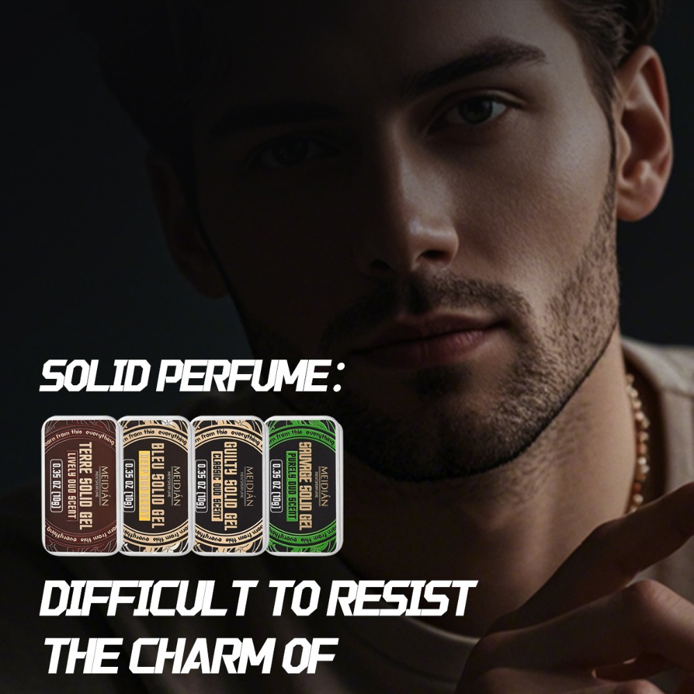 4 unids/set hombres bálsamo só - Cologne Solid Balm reseña y precio